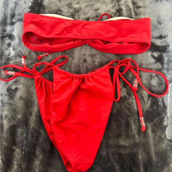 PacSun Strapless Red Bikini - Picture 2 of 4